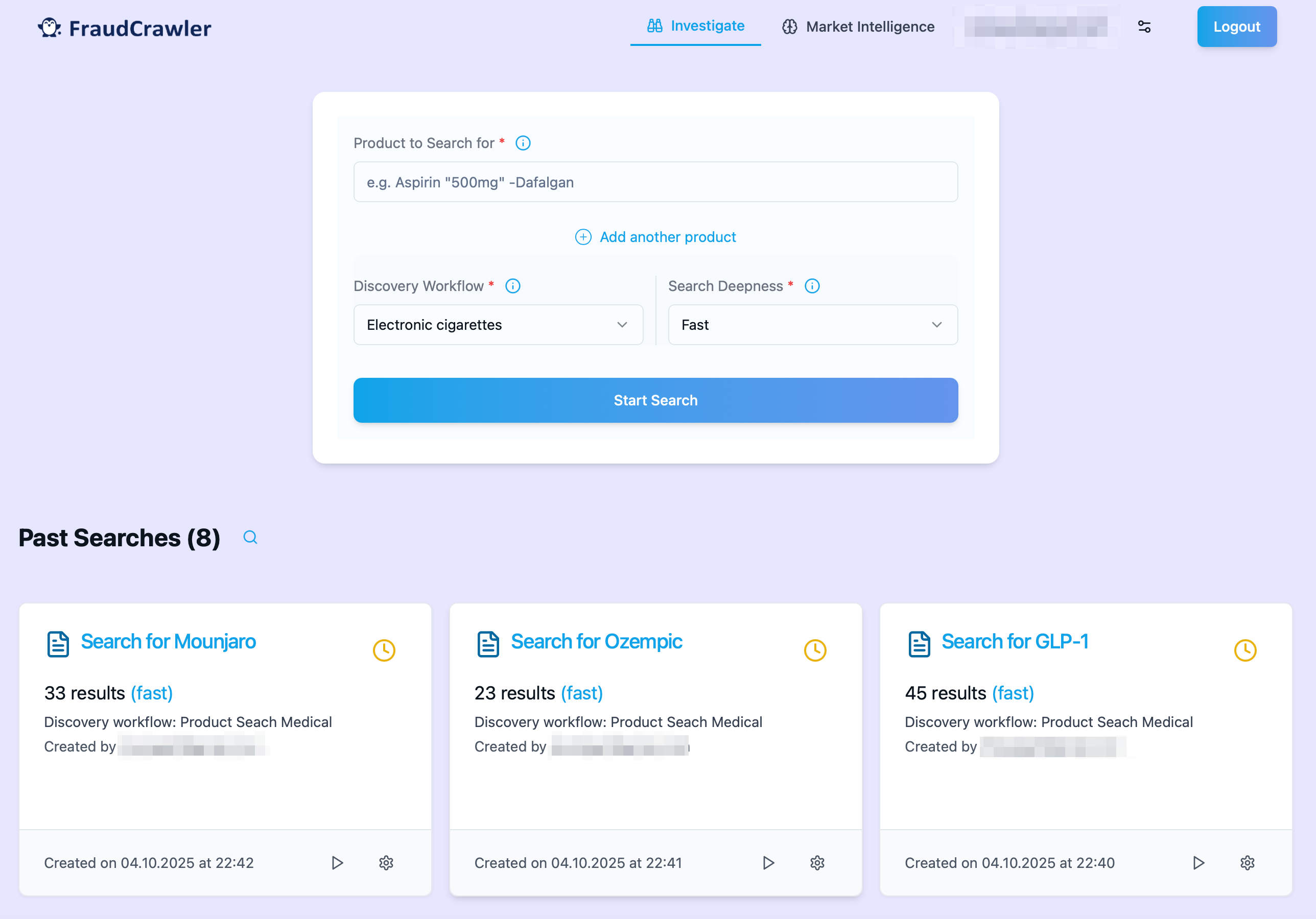 FraudCrawler Platform